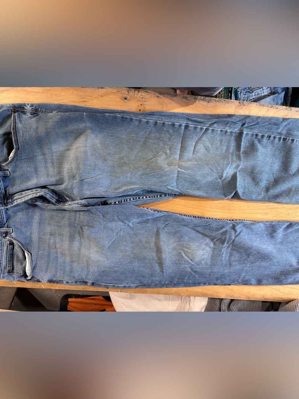 Wrangler Men's Slim Straight Light Blue Jeans